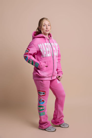 LIMITED EDITION: Appliqué Sweatpants Pink