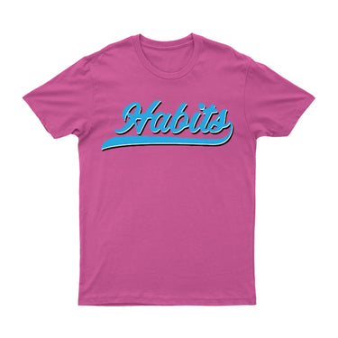 Pink Miami Vice Alternate Cursive Tee Habits 365