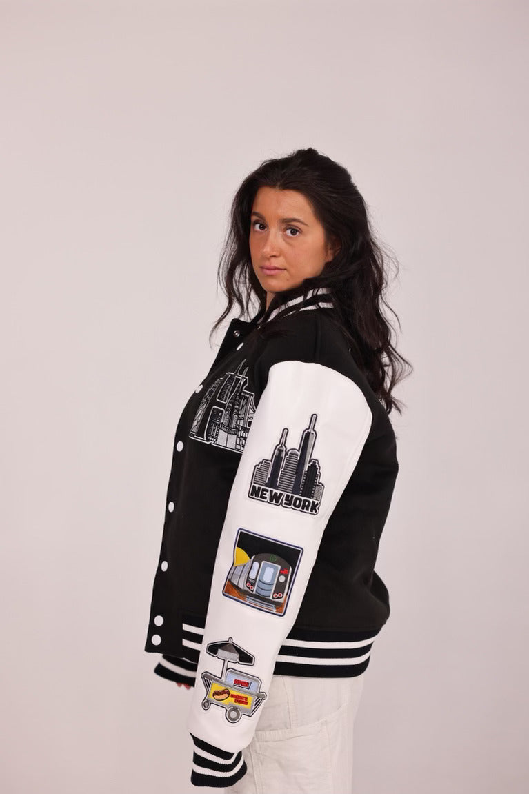 EXCLUSIVE: Black Habits To Riches Varsity Jacket