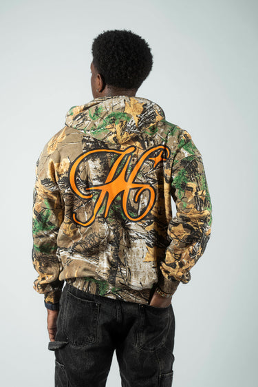 Live Full Or Die Empty Camo Zip Up Hoodie