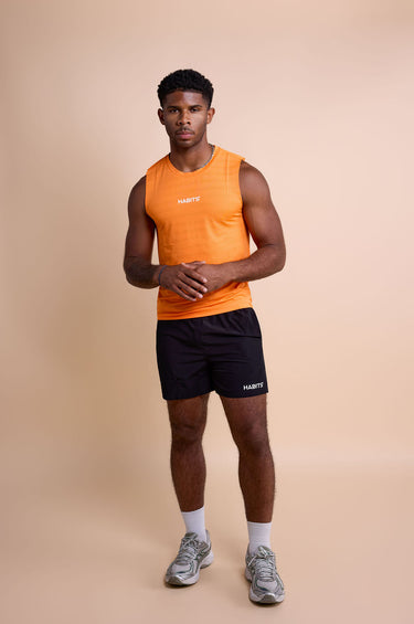 Fitted Tank Top - Orange