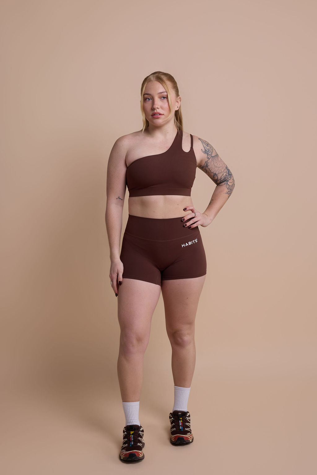 Biker Shorts - Cocoa Pulse