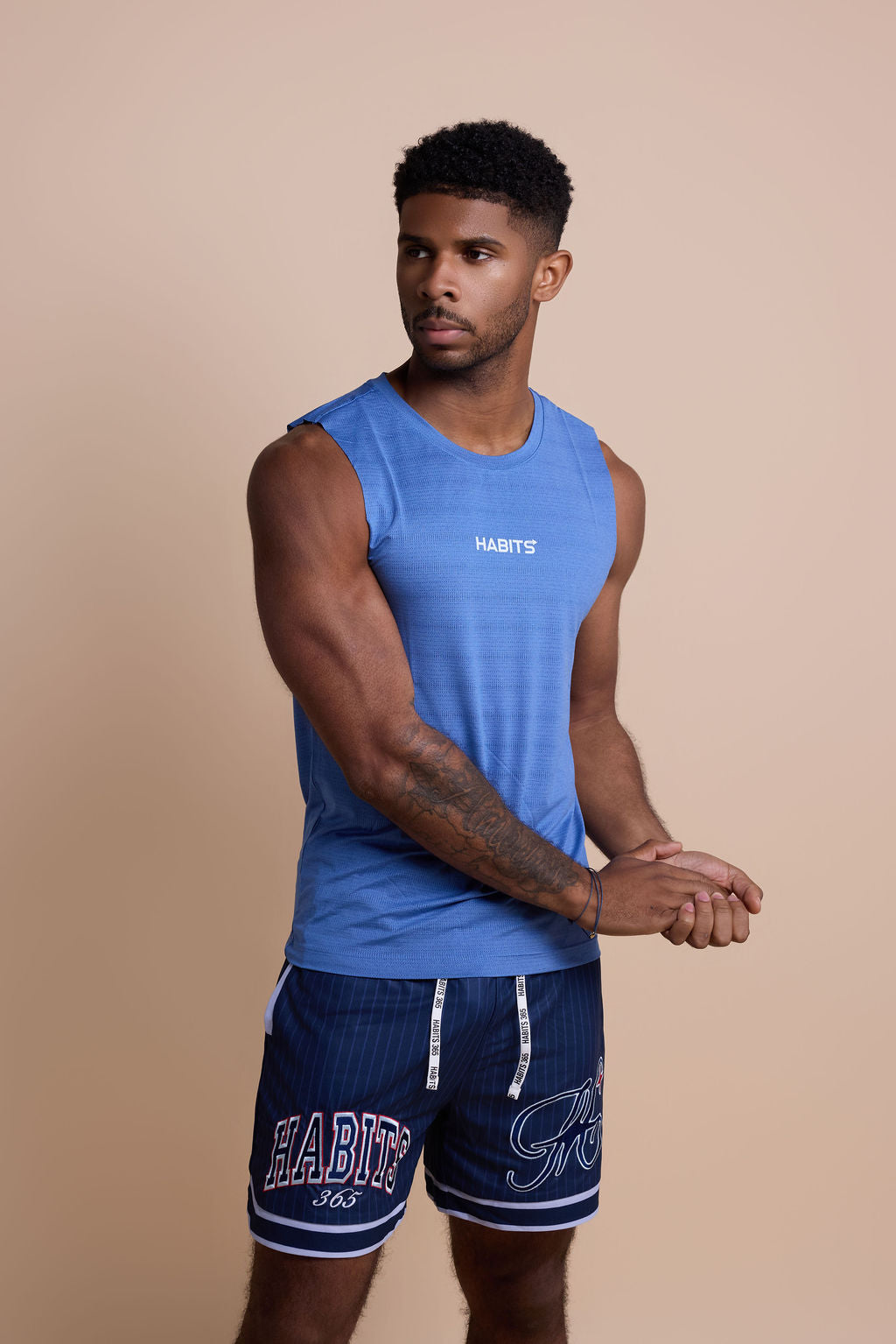 Fitted Tank Top - Light Blue