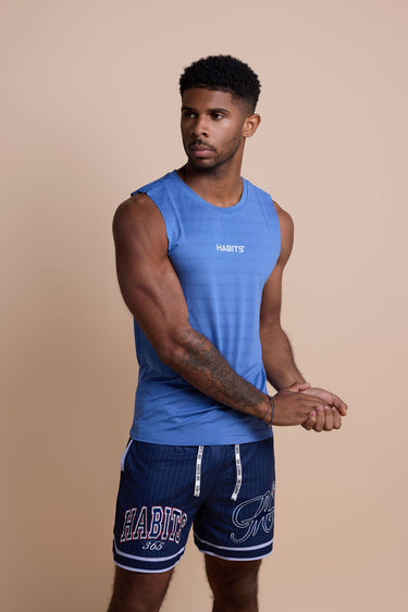Fitted Tank Top - Light Blue