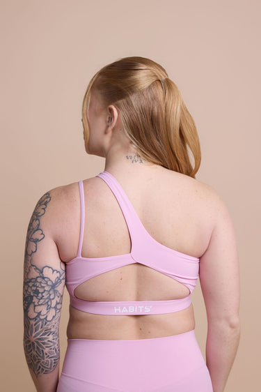 One-Shoulder Bra - Blush Aura