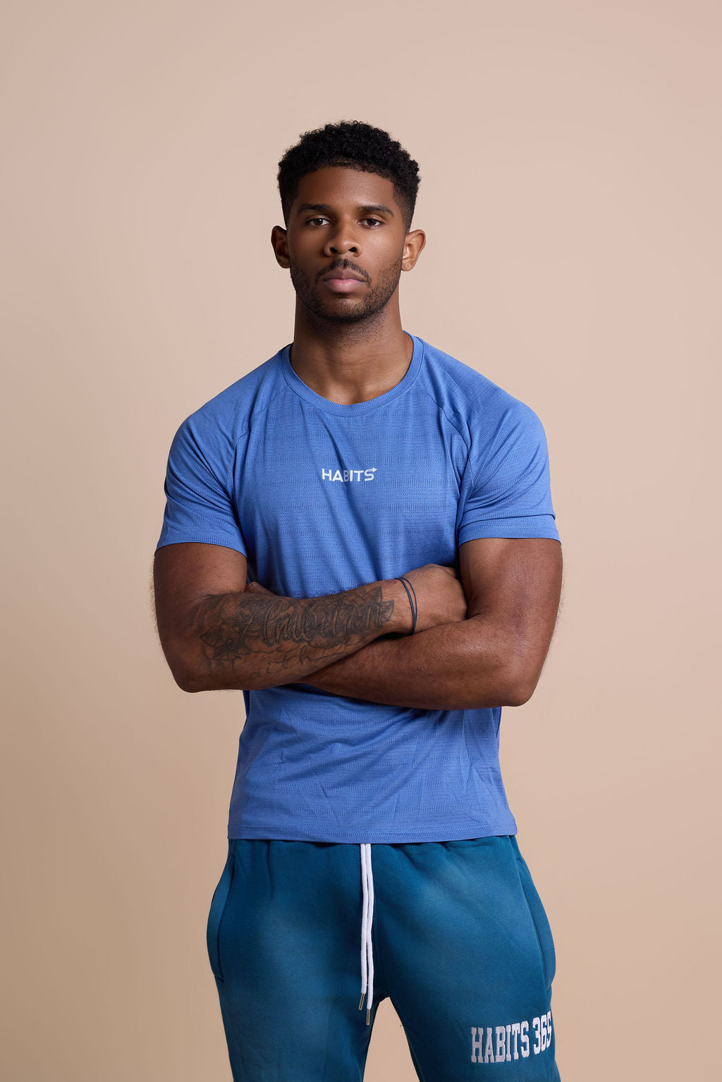 Fitted Tee - Light Blue