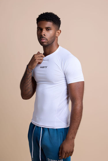 PREMIUM EDITION: Glacier White Compression Shirt