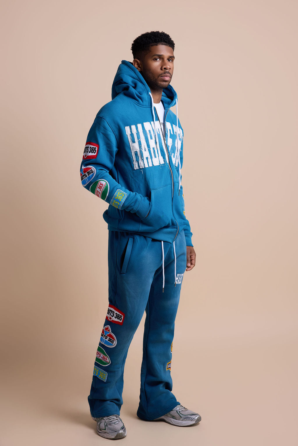 LIMITED EDITION: Appliqué Sweatpants Blue