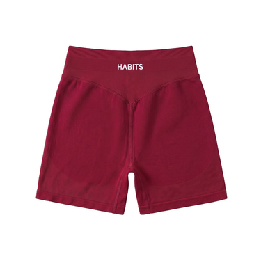 Motion Biker Short – Deep Cherry