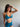 Halter Sports Bra - Ocean Blue