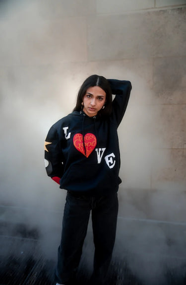 EXCLUSIVE: Love Hoodie Black