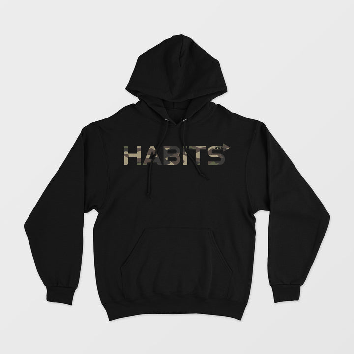 Black Habits Camo Hoodie